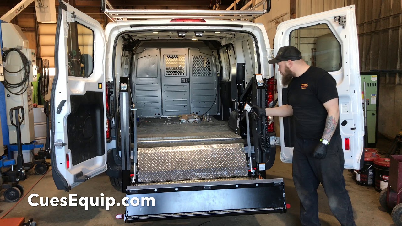 Tommy Gate Liftgate Installed On Ford Transit