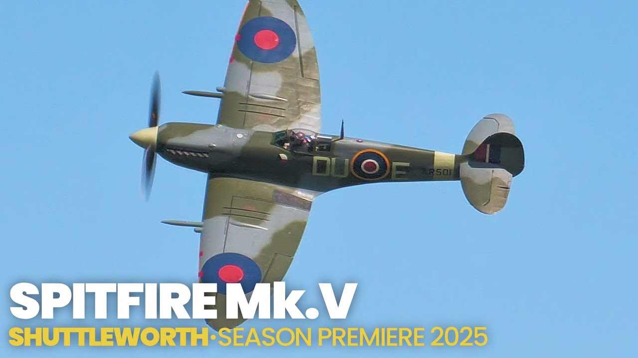 Supermarine Spitfire Mk.V • AR501 • Shuttleworth - Season Premiere