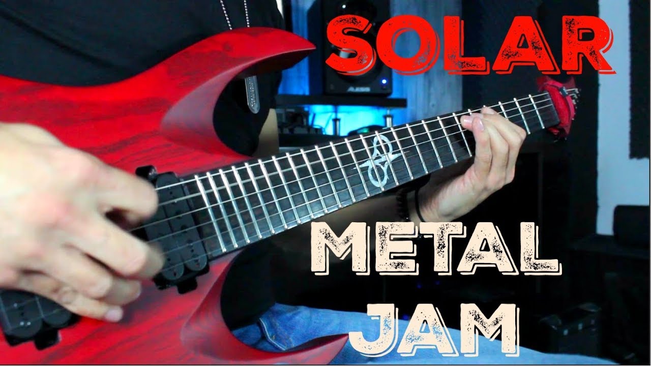 SOLAR A2.6 Trans Blood Red Guitar | METAL JAM by Stel Andre