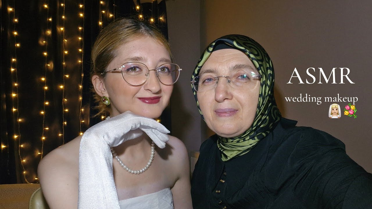 АСМР | МАМА ДЕЛАЕТ МНЕ СВАДЕБНУЮ ПРИЧЕСКУ И МАКИЯЖ 💅🏻 #макияжневесты