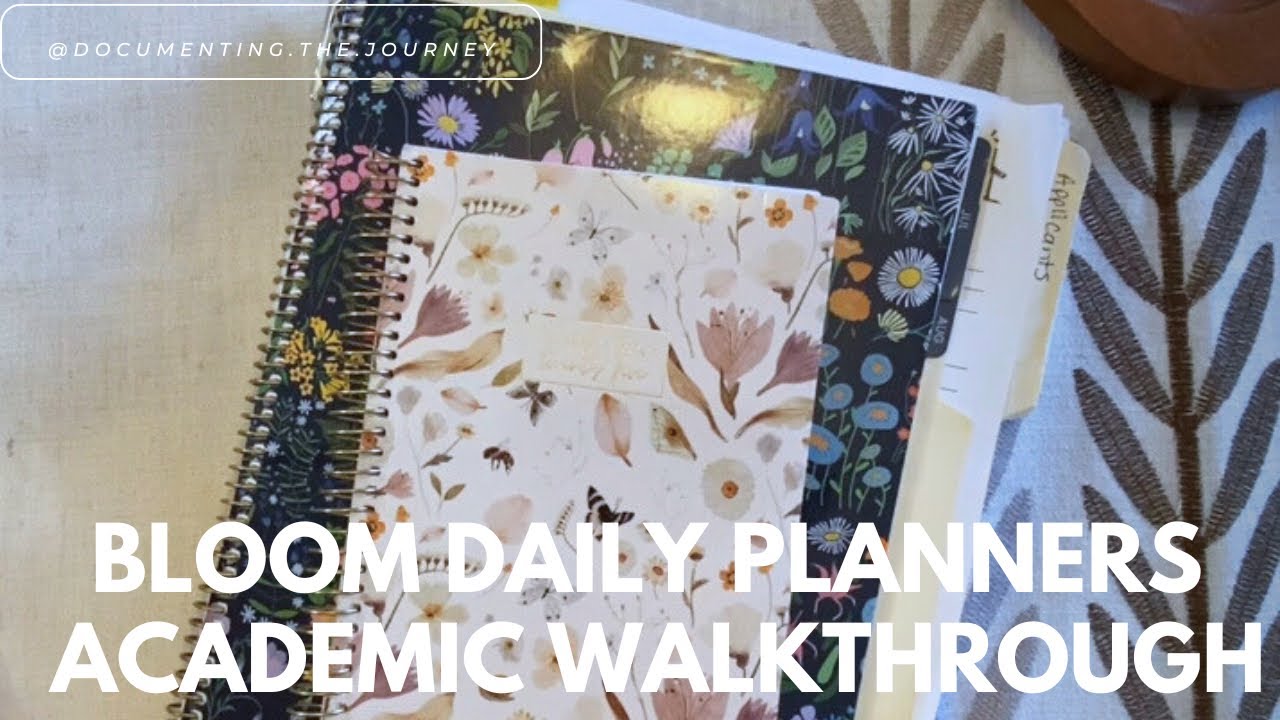 Обзор ежедневников Bloom Daily Planners для академических целей