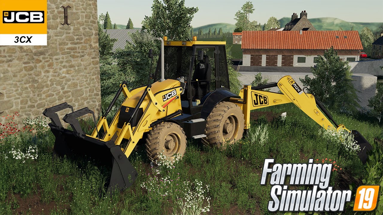 🚧JCB 3CX🚧|| Public Works On Geiselsberg || FS19 MINING MODS
