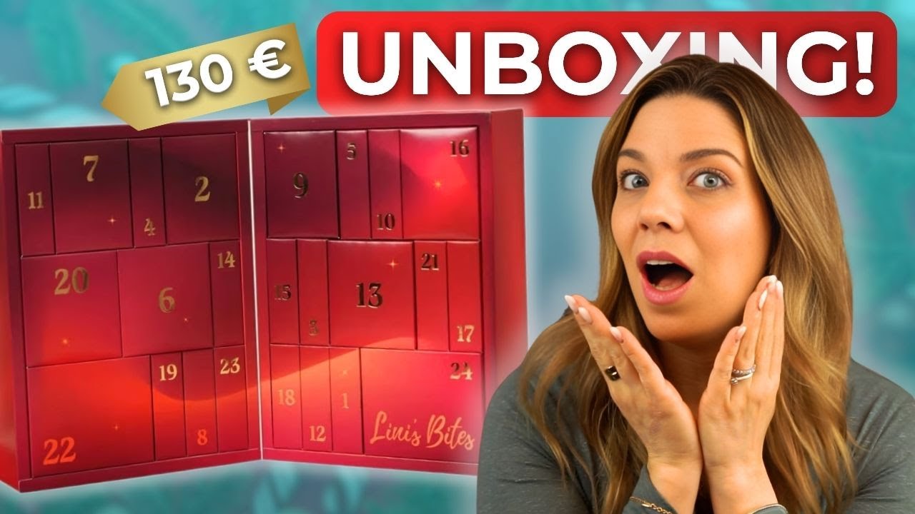 Lini’s Bites Adventskalender 2025! 🍫 Healthy Treat oder teurer Snack? 😱 Ich teste die Türchen!