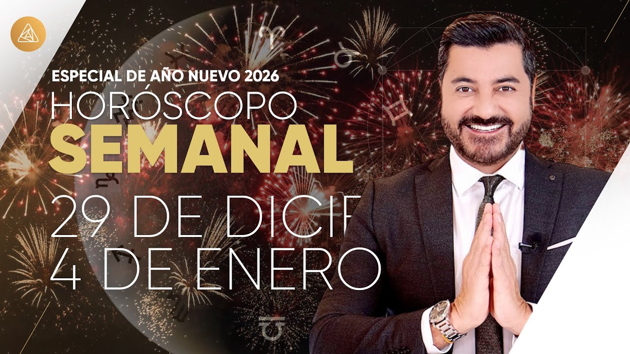 HOR&Oacute;SCOPO A&ntilde;o Nuevo 29 de Diciembre al 4 de Enero 2026 con Alfonso Le&oacute;n
