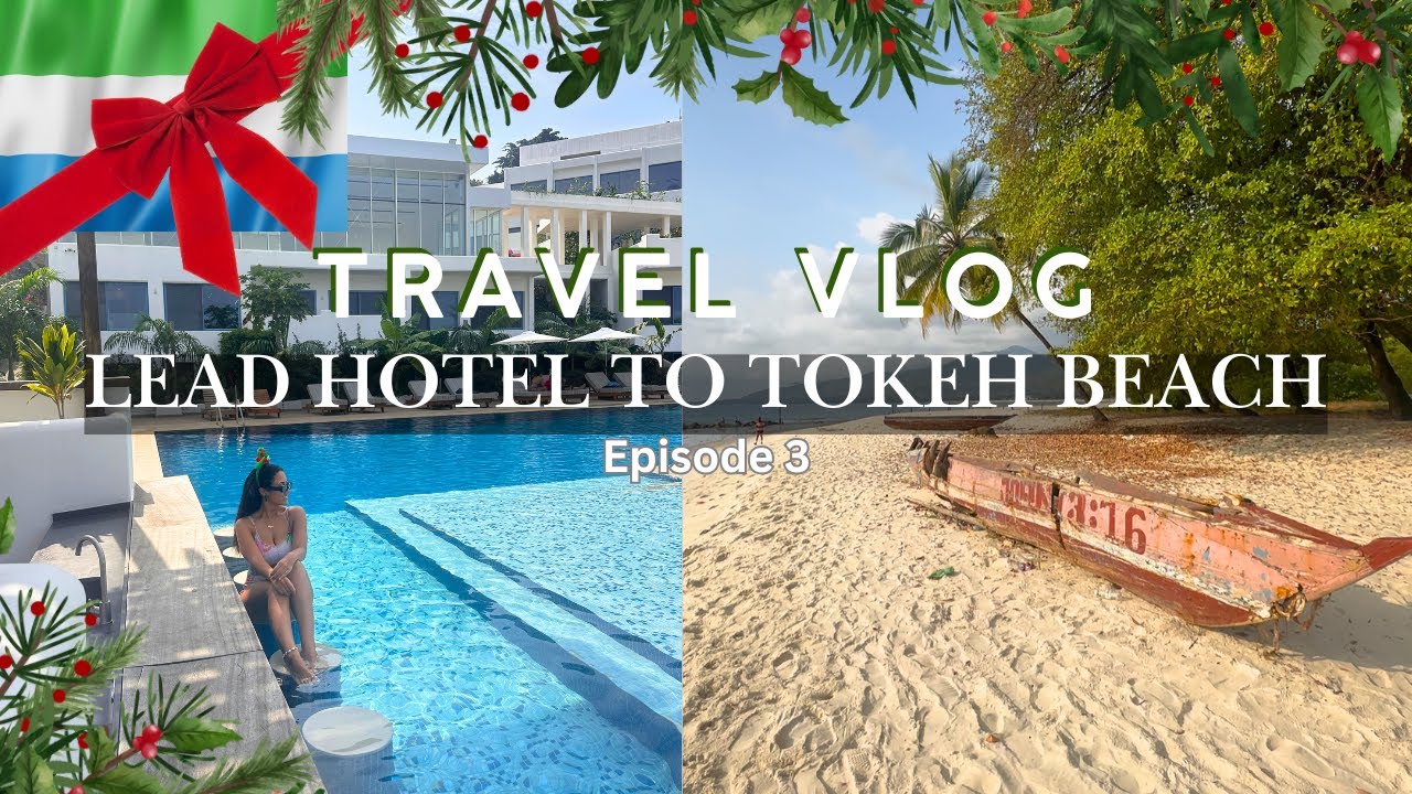 Рождество в отеле The Lead Hotel, на пляже Токе и не только 🇸🇱 | Видеоблог о путешествии по Сьерр...