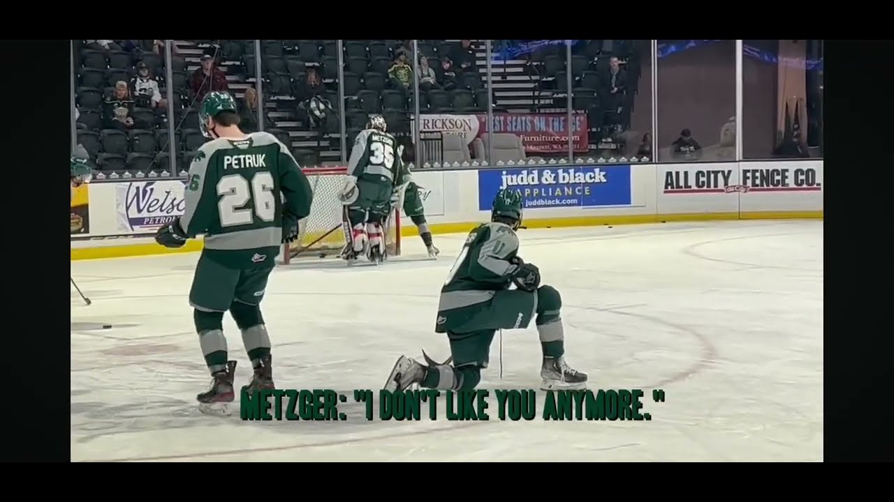 Miced it up with Aidan Sutter Everett silvertips 