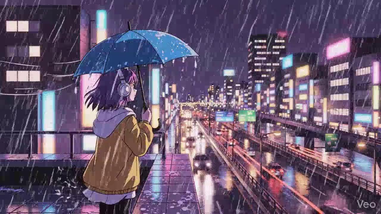 Japanese Rainy Night 🌧️ Chillhop Lofi Study Music