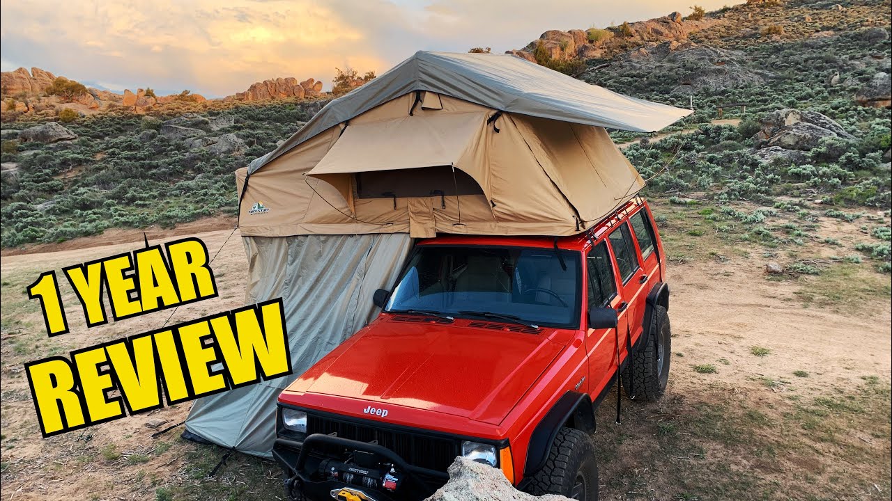 Самая большая палатка на крышу автомобиля на рынке | Обзор за 1 год | Tuff Stuff Overland Elite