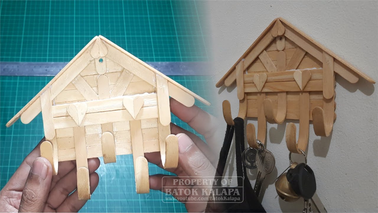 Make Place Hanging or Capstok Simple From Popsicle Stick