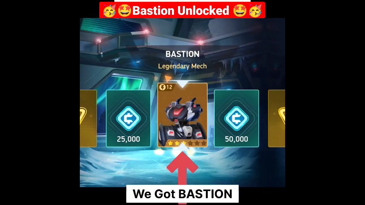 Unlock Bastion🤩,Free Token for Bastion - Mech Arena New Mech 