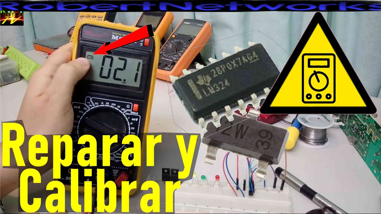 Como Reparar Y Calibrar Un Multimetro Digital Falla En Alterna - RobertNetworks