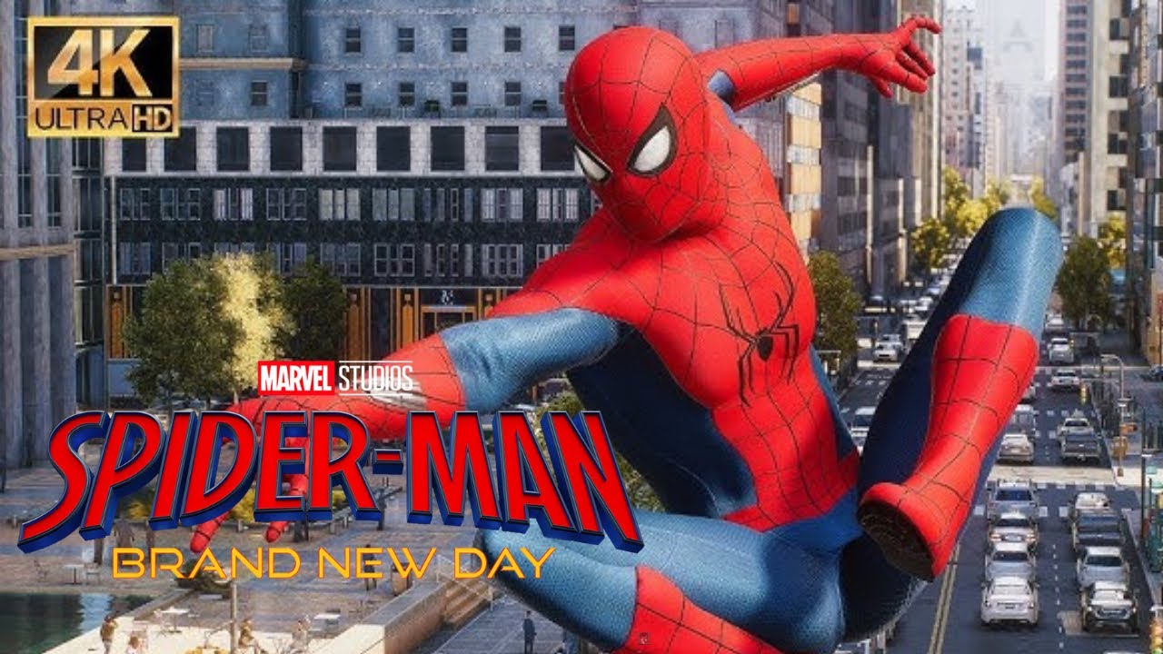 Swinging Through NYC in the Brave New Day Suit | Spider-Man 2 PS5 | No HUD