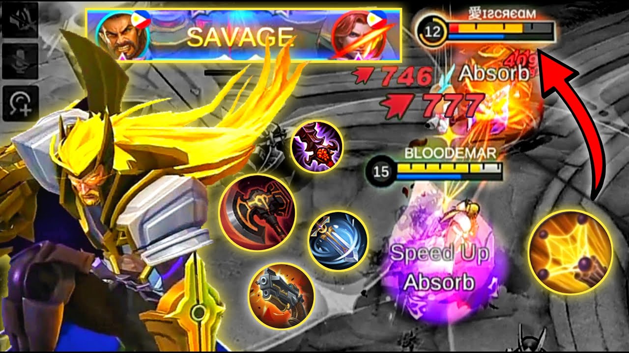 ROGER M3 SKIN PHANTOM RANGER AUTO SAVAGE GAMEPLAY ❤️🔥 | TOP 1 GLOBAL ROGER GAMEPLAY | MLBB