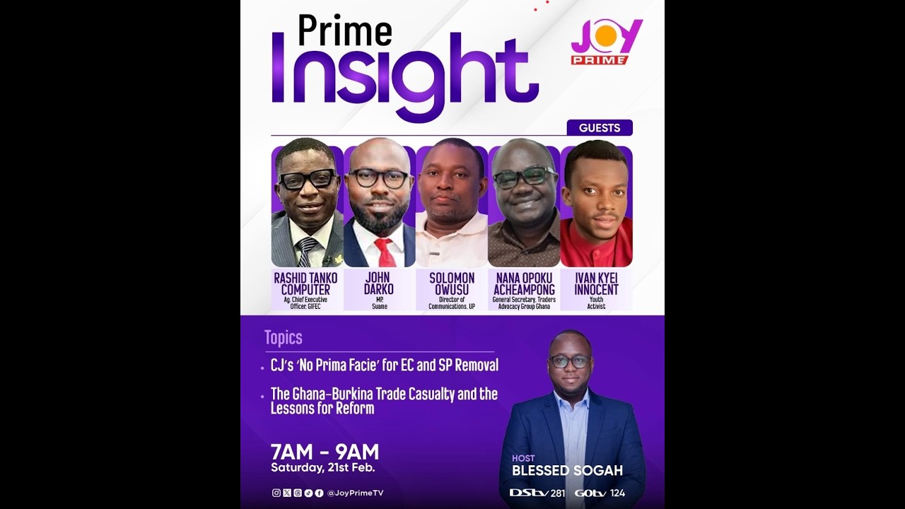 Prime Insight (21-02-2026): CJ Dismisses Petitions | Special Prosecutor Removal | 8 Ghanaians K!lled