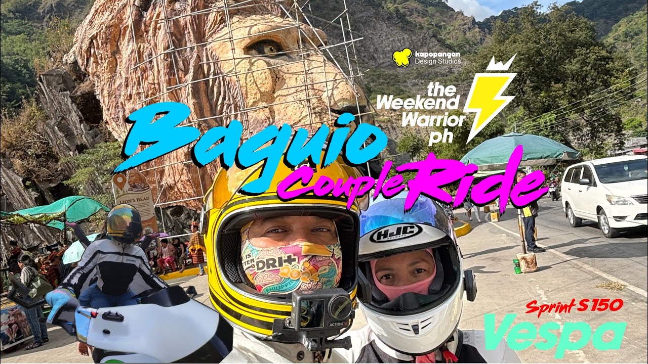 Baguio Couple Ride via Kenon Road | Vespa Sprint S 150 | Best Places to Visit in Baguio