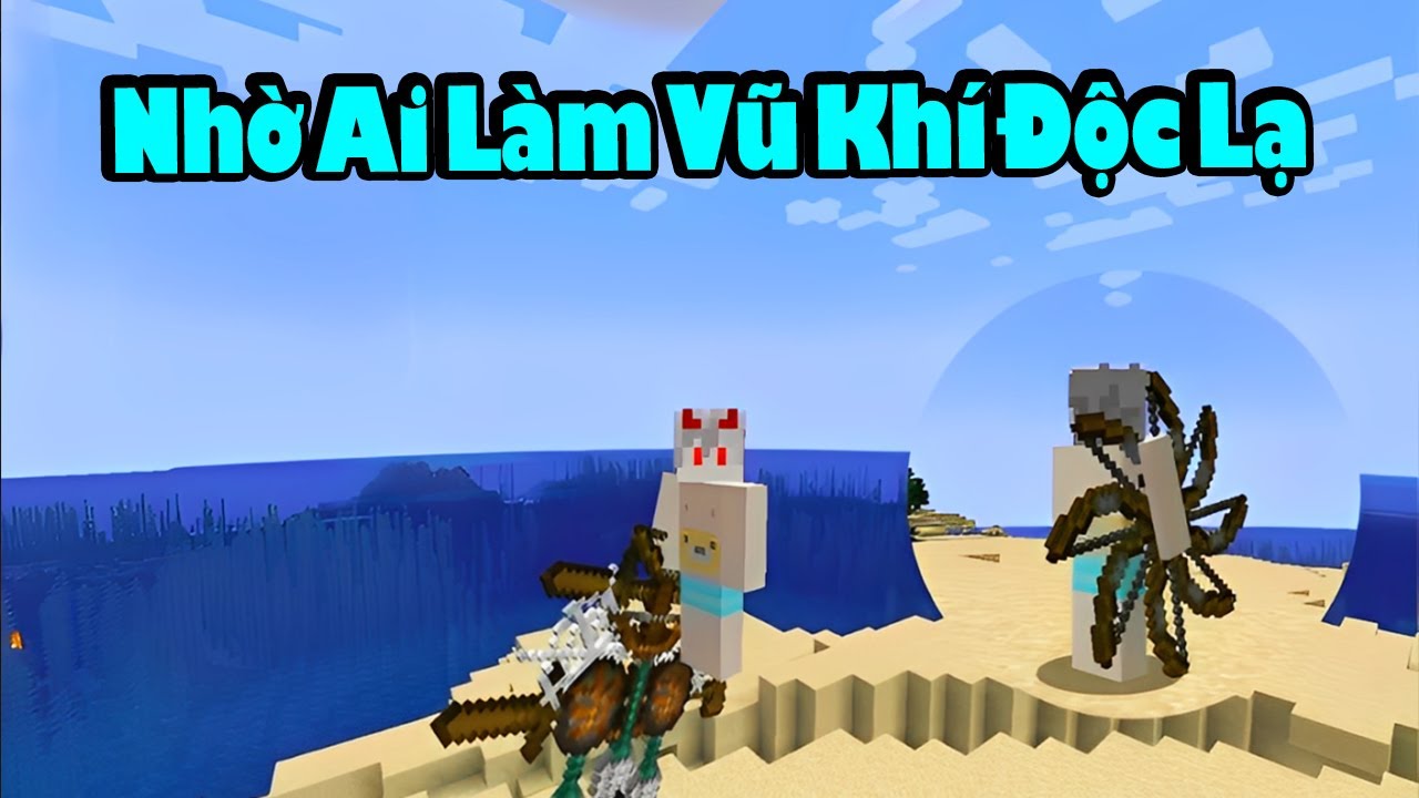🕹️ Nhờ Ai Làm Vũ Khí Độc Lạ ⚔️💥 #tiktok​​ #douyin​​ #minecraft #LongKaEntertainment