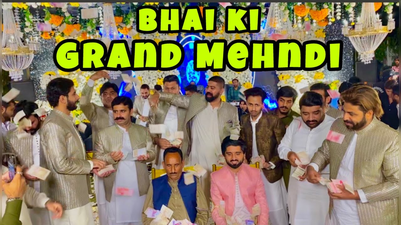 Hamza ki Grand Mehndi Vlog 😍| Peso ki Barish 🤑| Qawali Night | Detail Vlog ❤️