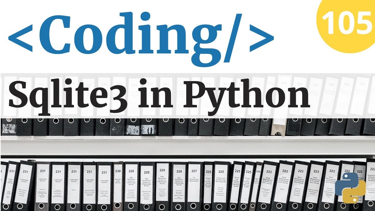 Usare il database sqlite3 con Python - Corso di Programmazione - Video 105