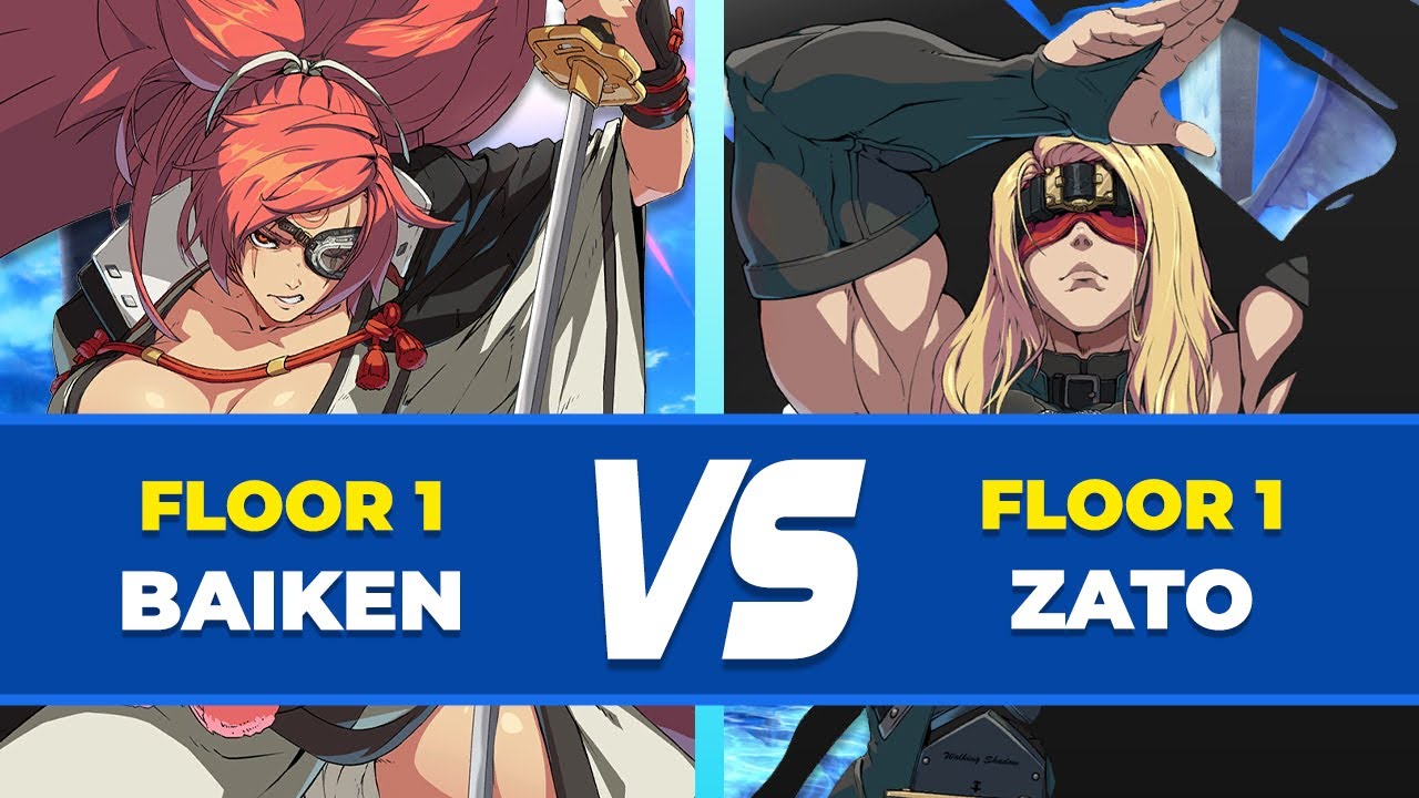 GGST Floor 1 ▶ Baiken vs Zato . Low Level Gameplay