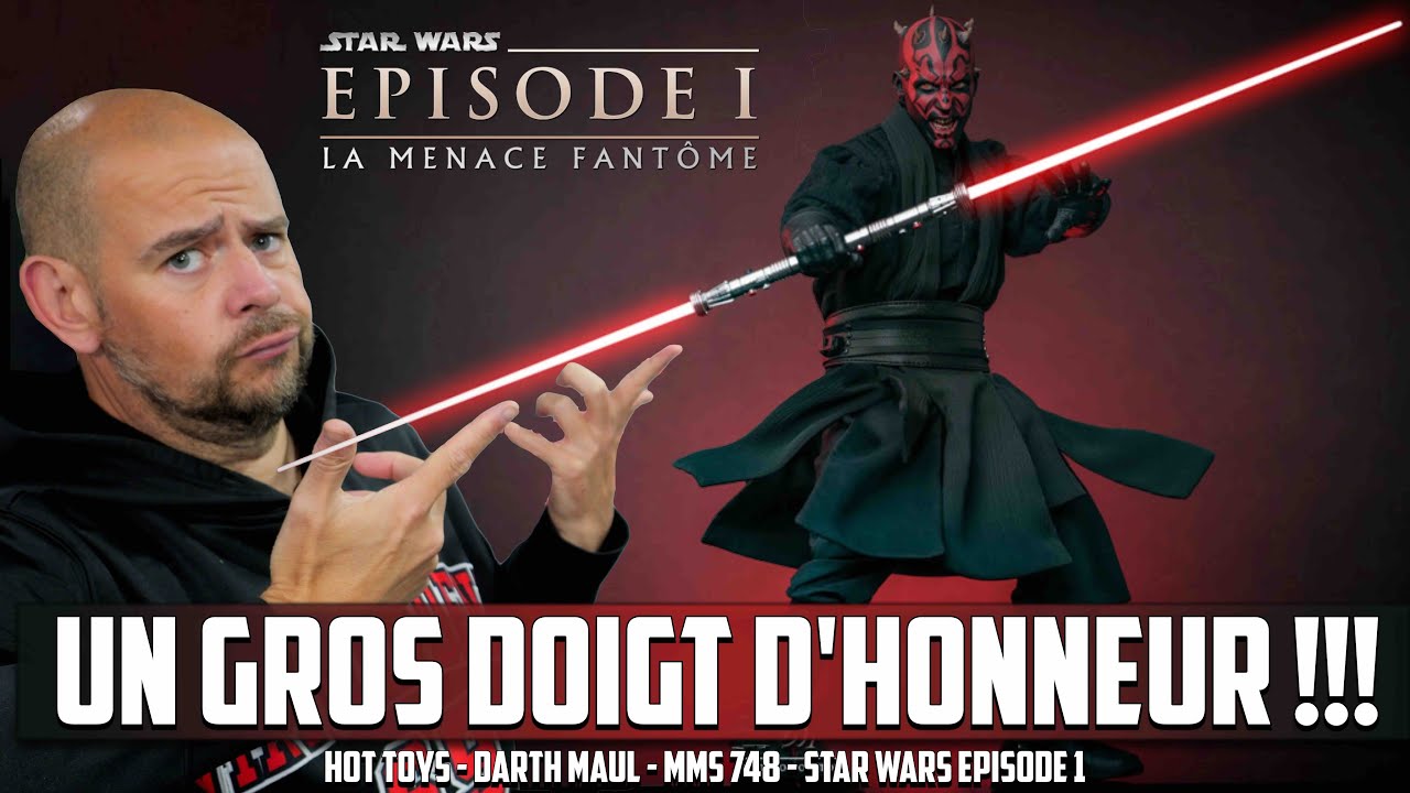 Un GROS Doigt D'honneur Aux Collectionneurs !  Darth Maul 2.0 MMS748 Hot Toys Star Wars Episode 1