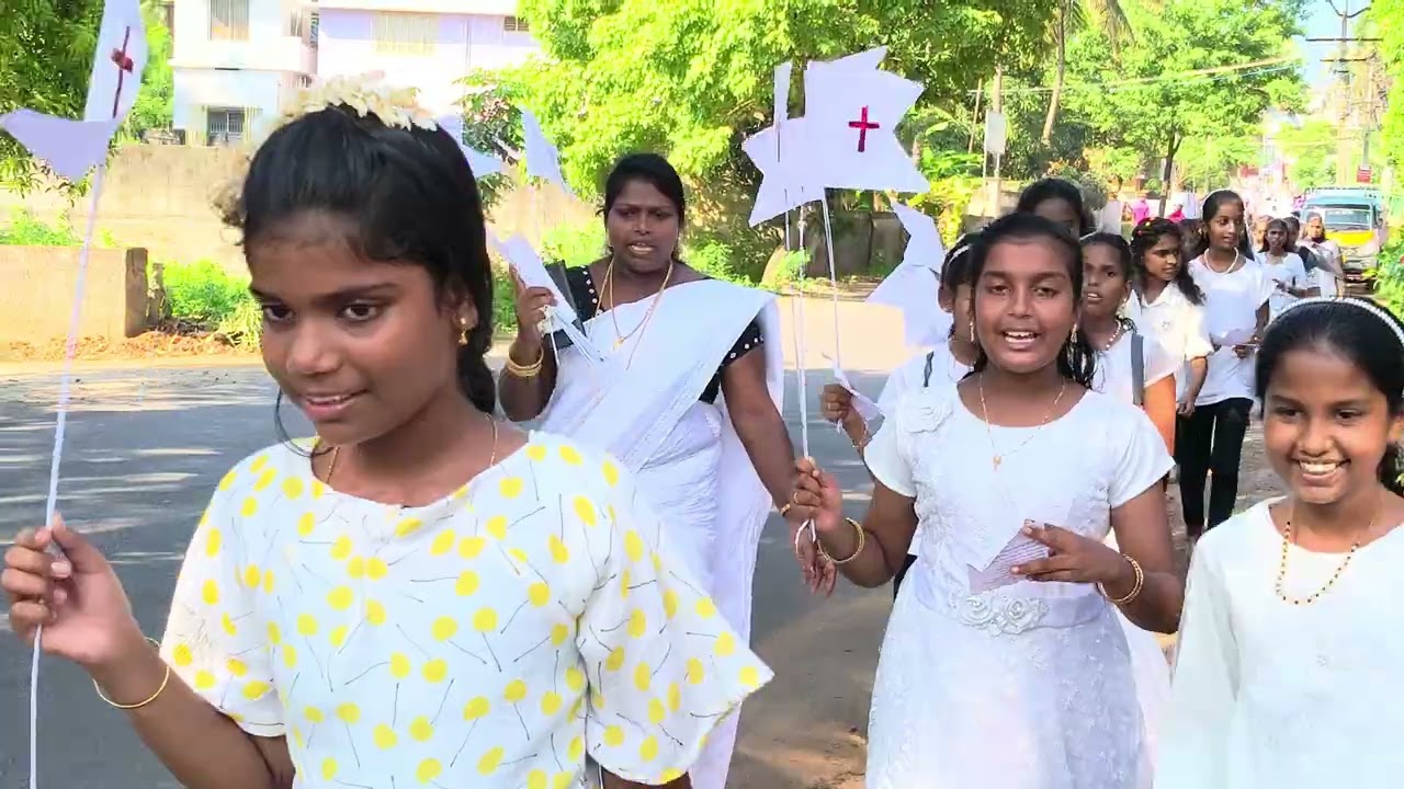 குளச்சல் வட்ட அகில உலக 34-வது ஓய்வுநாள் பாடசாலை பவனி 2025/ கிறிஸ்து லுத்தரன் Church