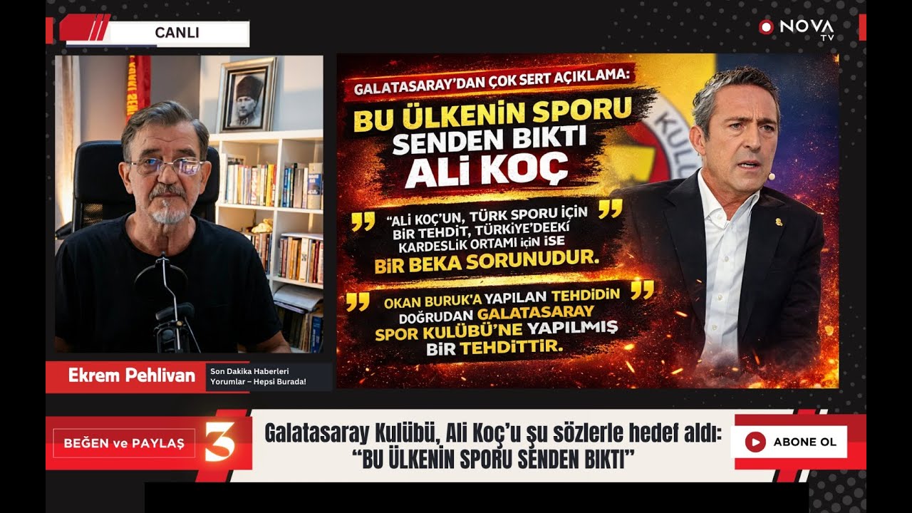 🔴 GÜNDEM 24 | Galatasaray’dan Ali Koç’a Sert Çıkış: “Bu Ülkenin Sporu Senden Bıktı!” 🔴Tekrar Yayın