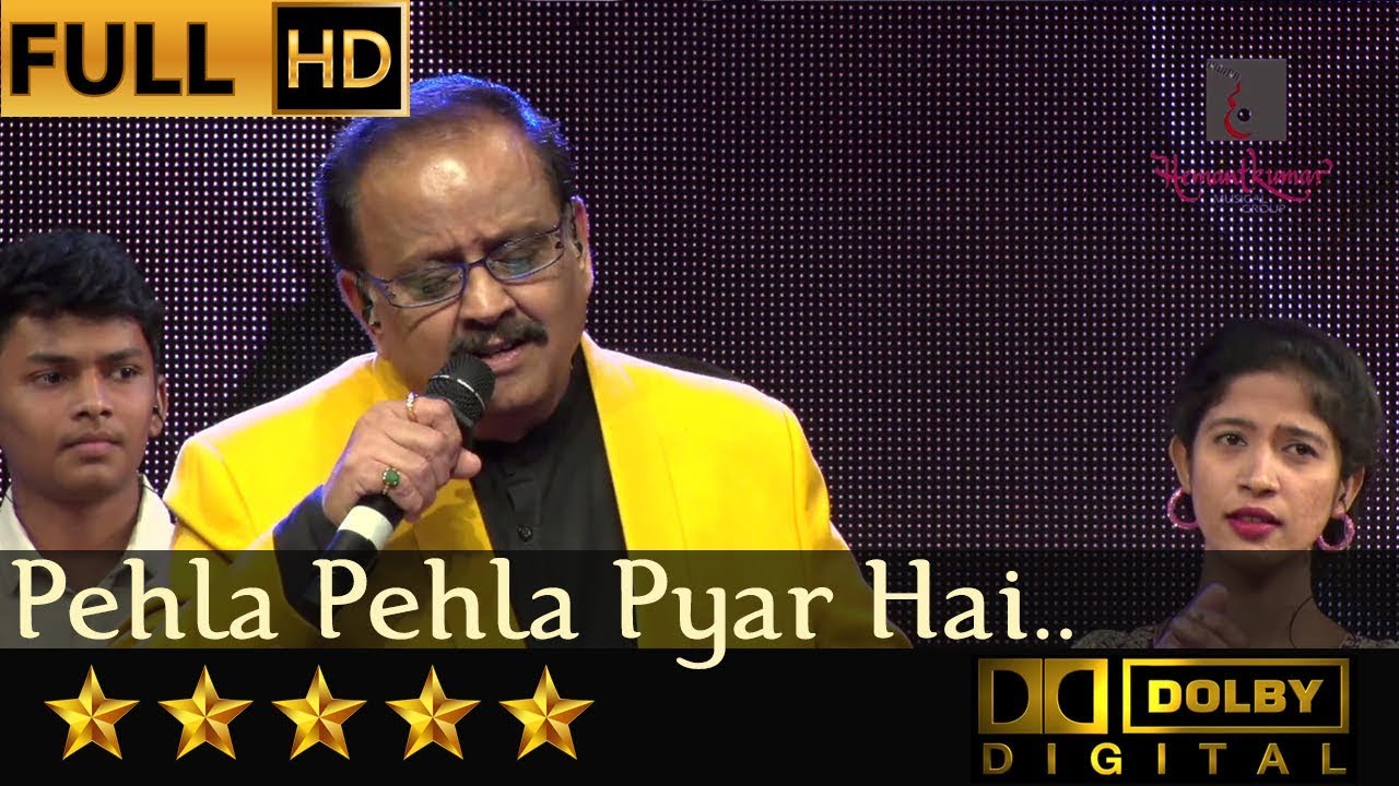 SP Balasubrahmanyam sings Pehla Pehla Pyar Hai - पहला पहला प्यार है from Hum Aapke Hain Koun (1994)