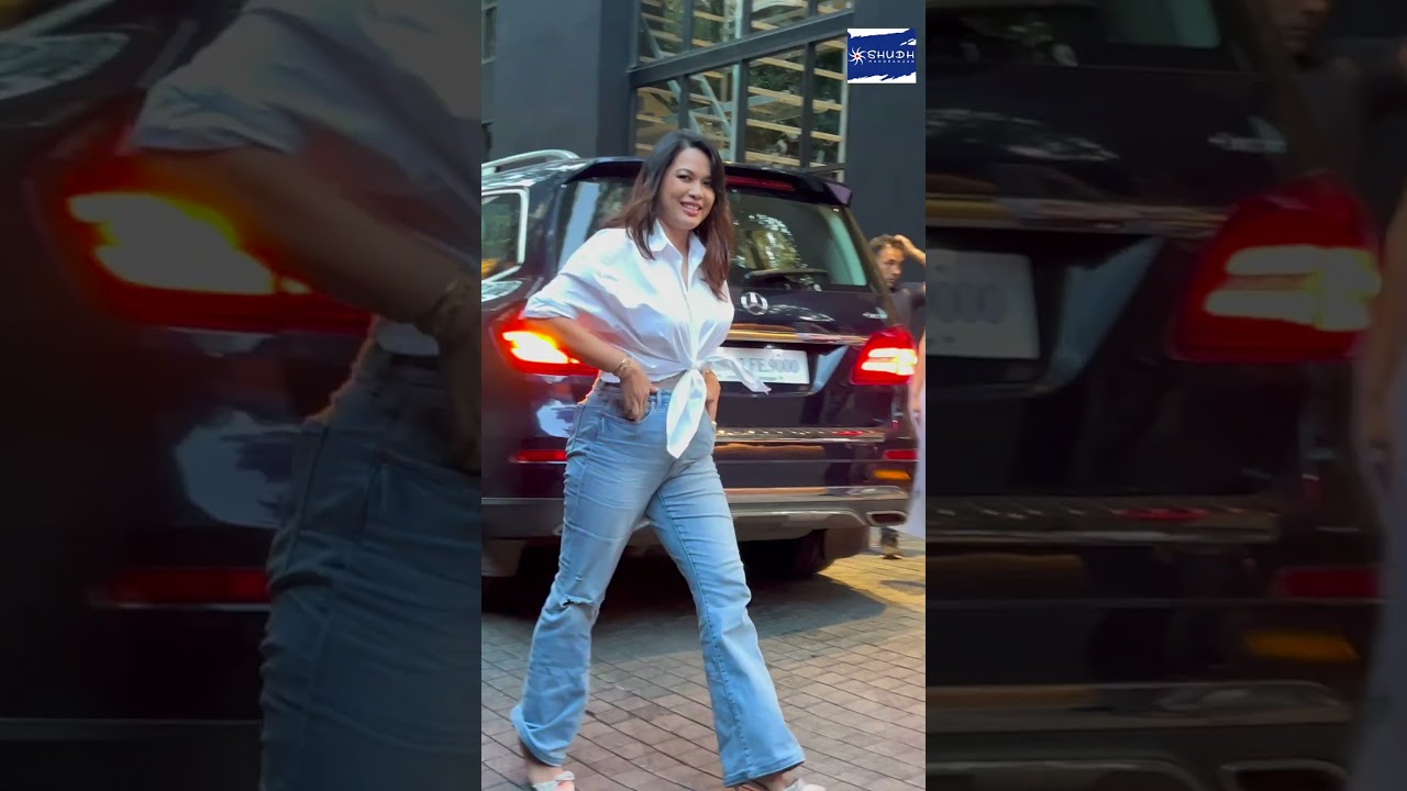 Randeep Hooda's Rumored girlfriend Lin Laishram at screening of film 'Jaane Jaan' | #shortvideo