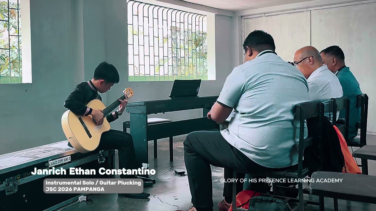 As the Deer - Instrumental Solo Guitar Plucking by Janrich Ethan Constantino (JSC 2026 Pampanga)
