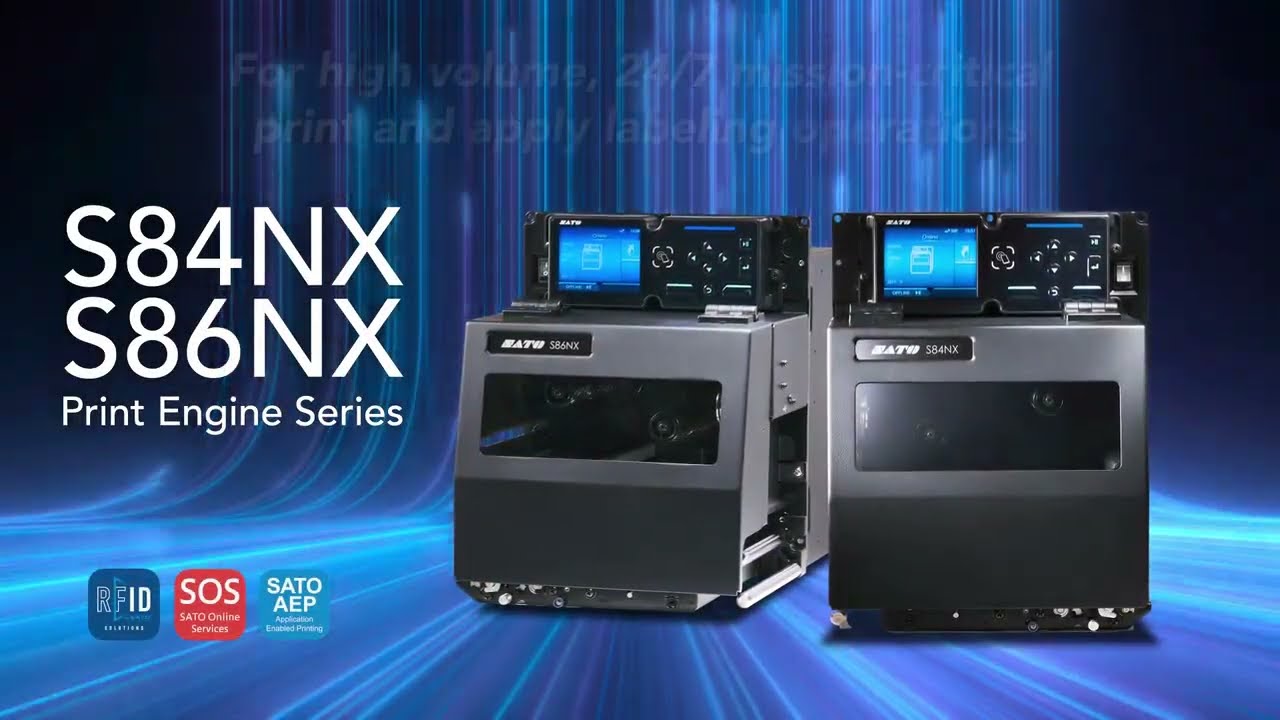 S84NX - S86NX smart print engines for labeling automation