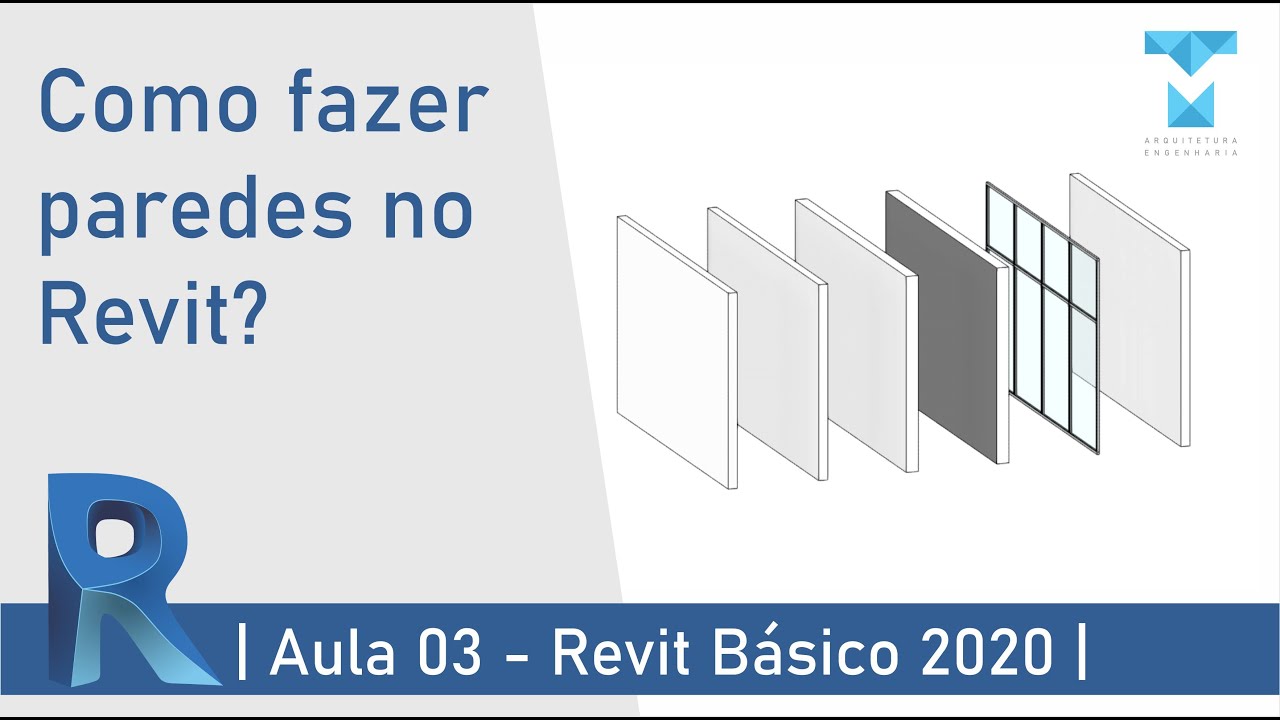 COMO INICIAR NO REVIT - AULA 03 | PAREDES |