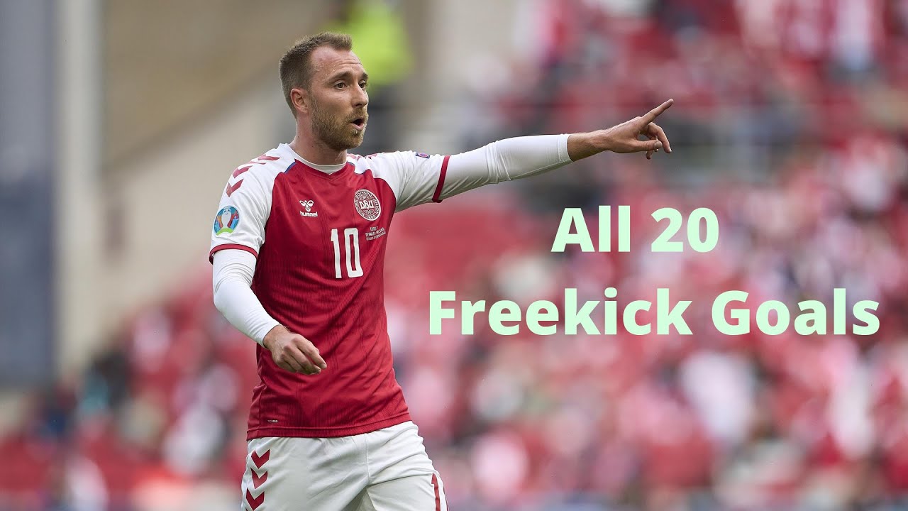 Christian Eriksen 20 Free kick Goals