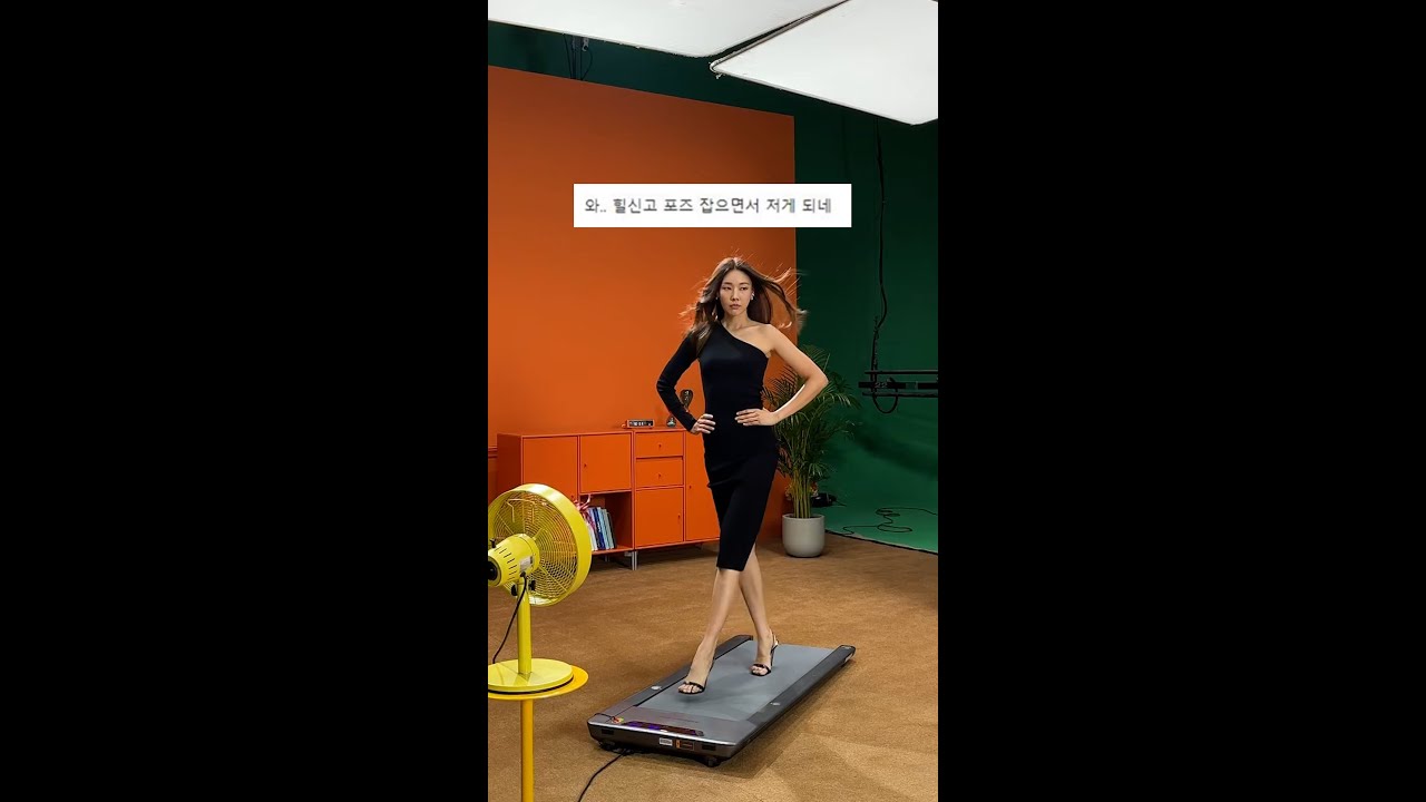 화제의 한혜진 런닝머신 하이힐 런웨이