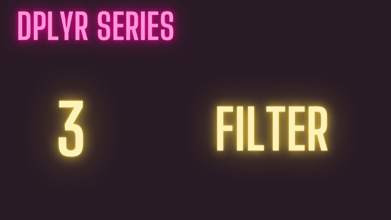 [R Beginners] dplyr::filter for filtering data in R