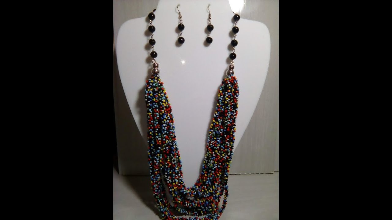 Taller de Bisutería - Collar en cordón mostacilla
