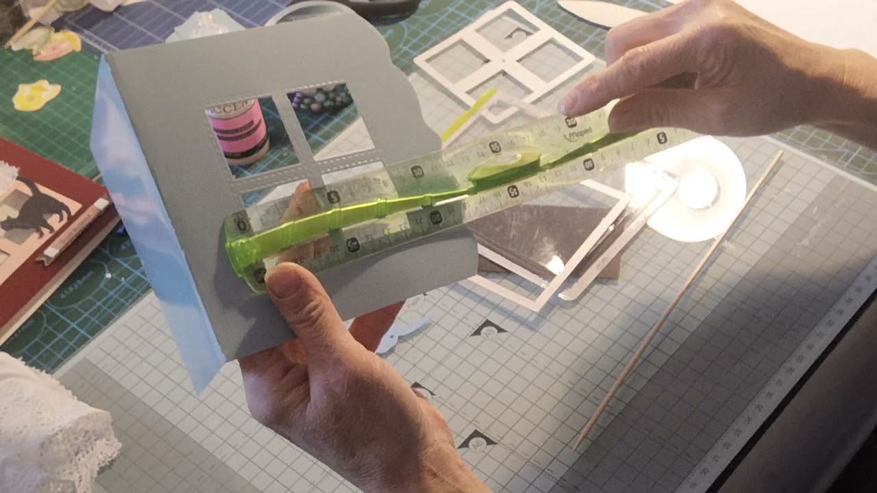 TUTO carte FENÊTRE  facile 😉originale #carterie #diy #scrapbooking