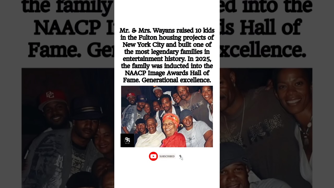 10 Siblings, 1 Legacy: The Incredible True Story of the Wayans Family 🌟 #shorts #inspiration #viral