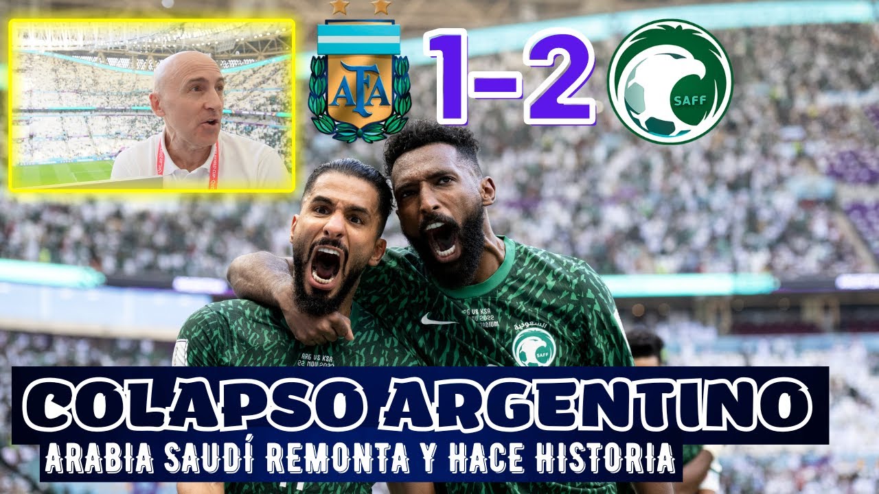 ¡ARGENTINA PIERDE ANTE ARABIA SAUDÍ, HISTORIA DE LA COPA DEL MUNDO!. MESSI DESPERTÓ TARDE.
