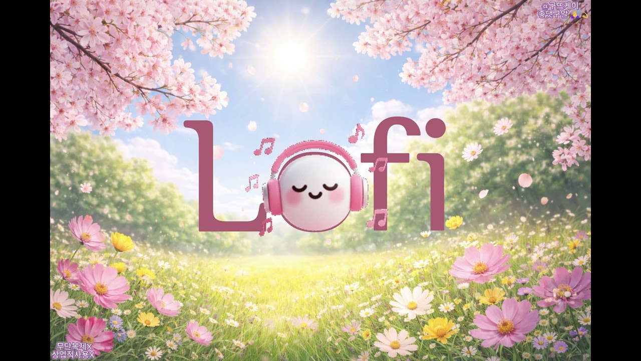 [playlist] 봄바람 로파이 🌸 카페에서 듣기 좋은 감성 Lofi Playlist