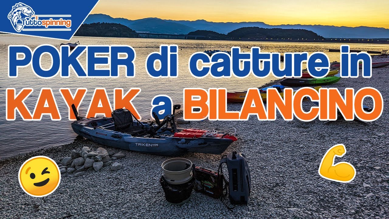 Pesca in KAYAK al LAGO di BILANCINO 🎣 Lucci, Persici e...