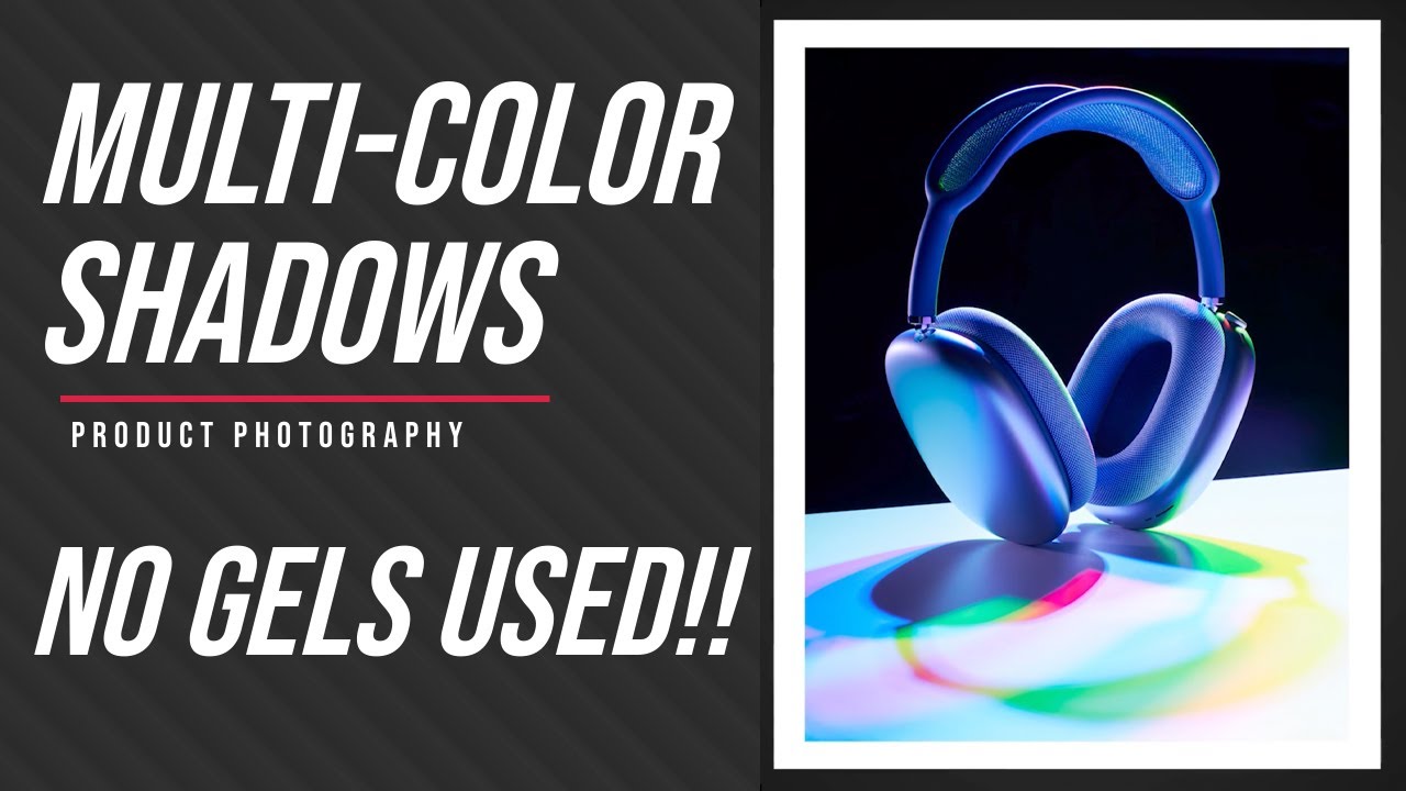 Multi-Color Shadows in Product Photography: No Gels Required!!