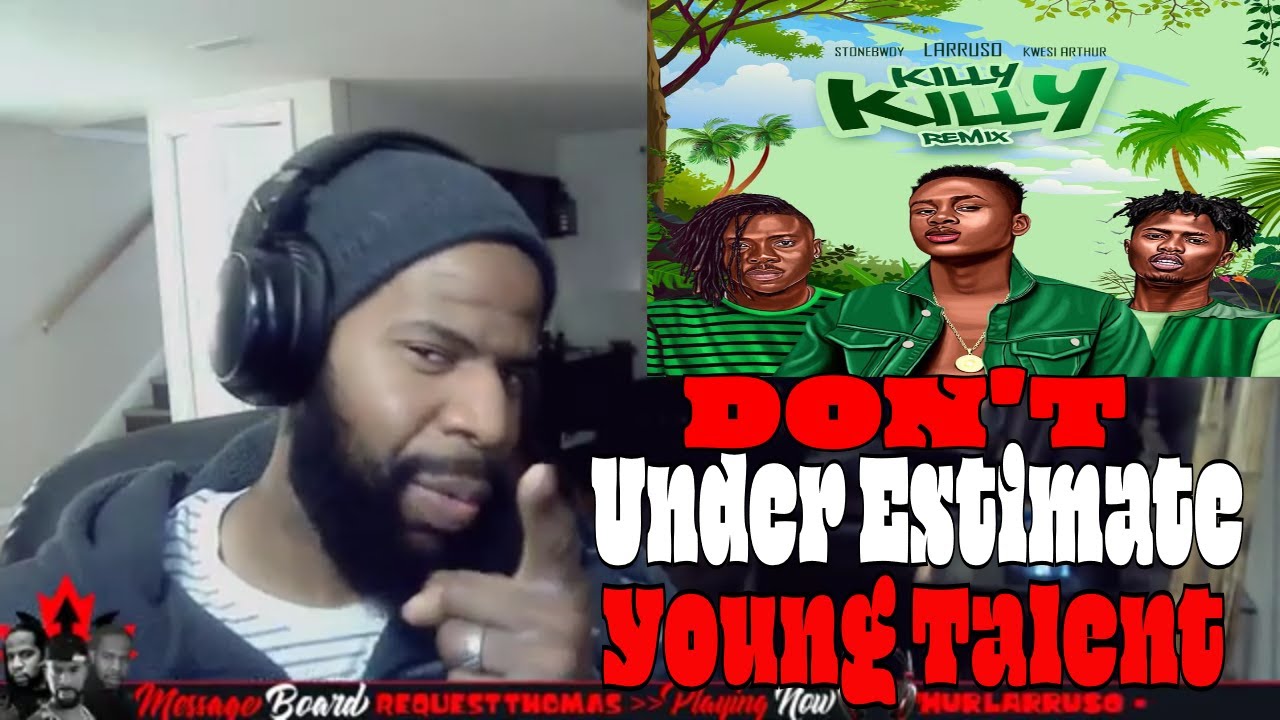 Larruso - Killy Killy Remix ft. Stonebwoy & Kwesi Arthur (🇧🇧 🇨🇦Reaction)  Pure Raw Talent