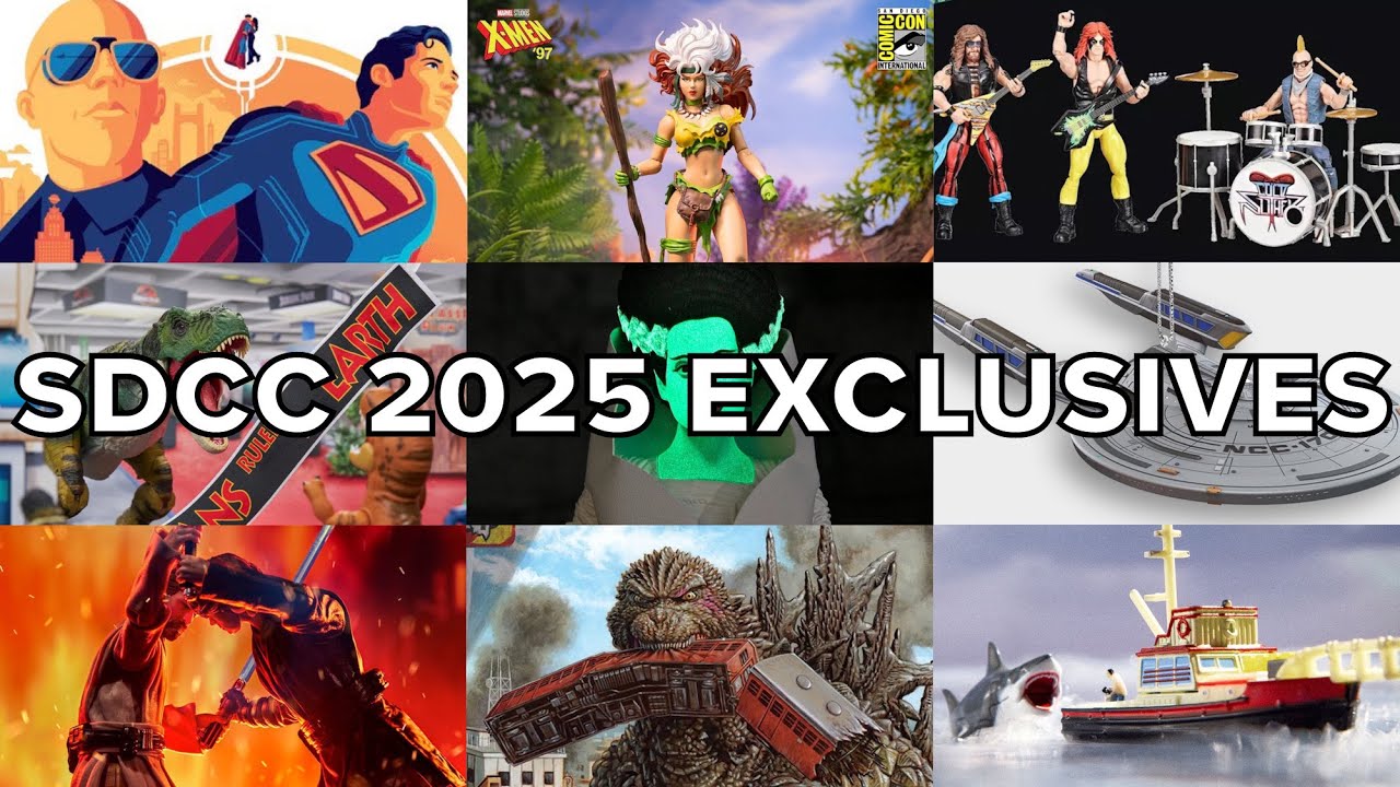 SDCC 2025 Exclusives: GI Joe Cold Slither, Star Wars Mustafar Duel, Super7 Godzilla, Mondo Reveals