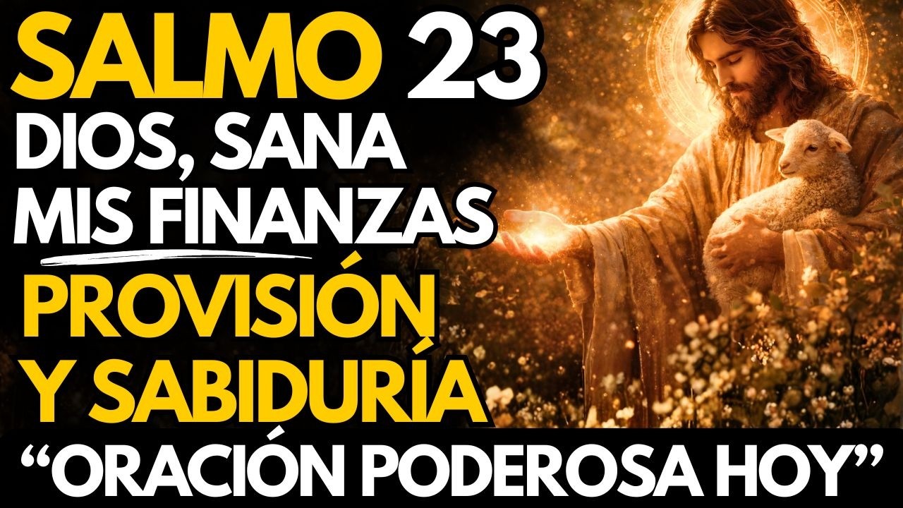 SALMO 23 | Oración Poderosa Para Sanar Mis Finanzas — Provisión y Sabiduría HOY 🙏