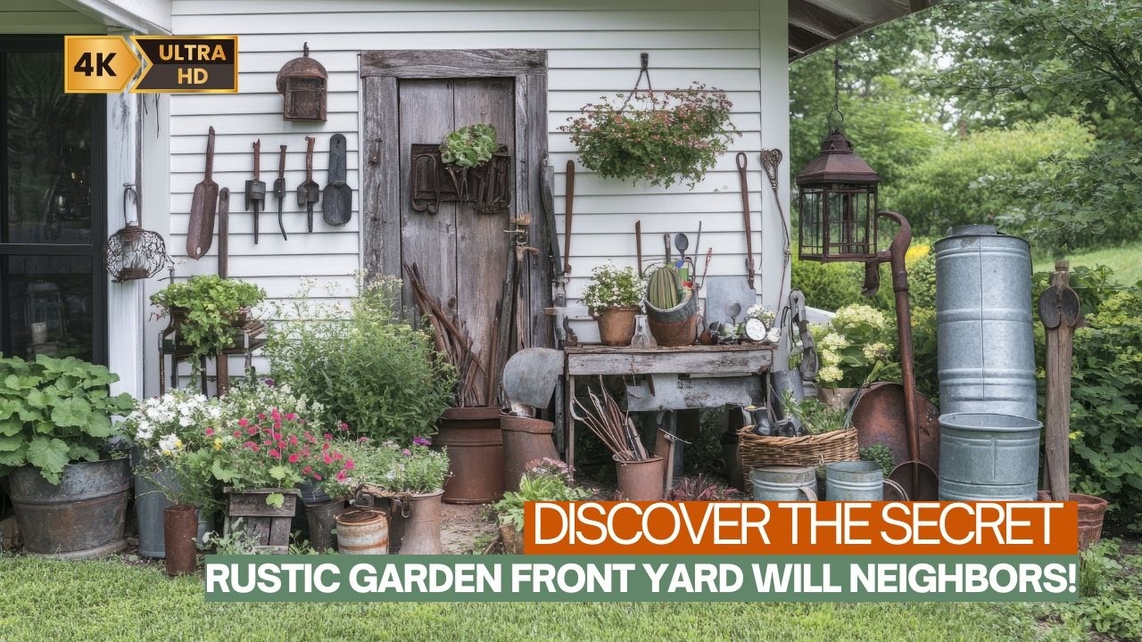 Discover the Secret to a Rustic Garden: Front Yard Ideas That Will Wow Your Neighbors!