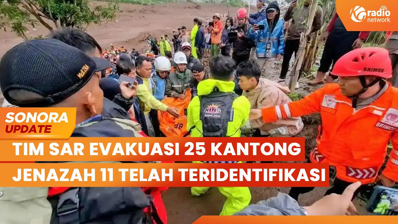 Longsor di Cisarua, Tim SAR Evakuasi 25 Kantong Jenazah | SONORA UPDATE