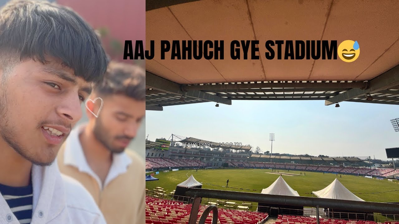 Ghum fir ke pahuche stadium 😅maharana pratap stadium/#dehradun #cricketstadium #vlogger 