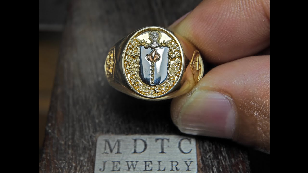 Custom Family Crest Ring