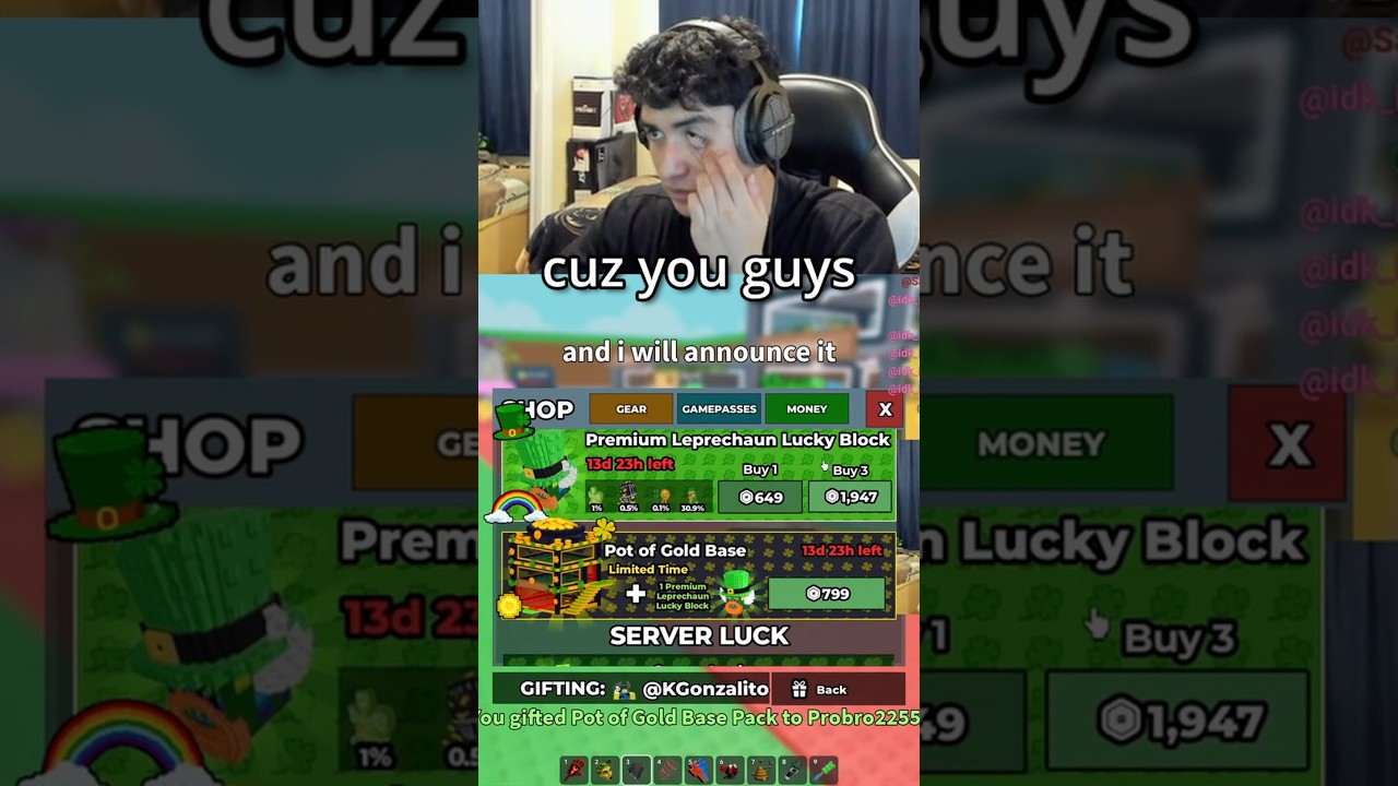 Buying Lil Bro Pot of Gold Base !