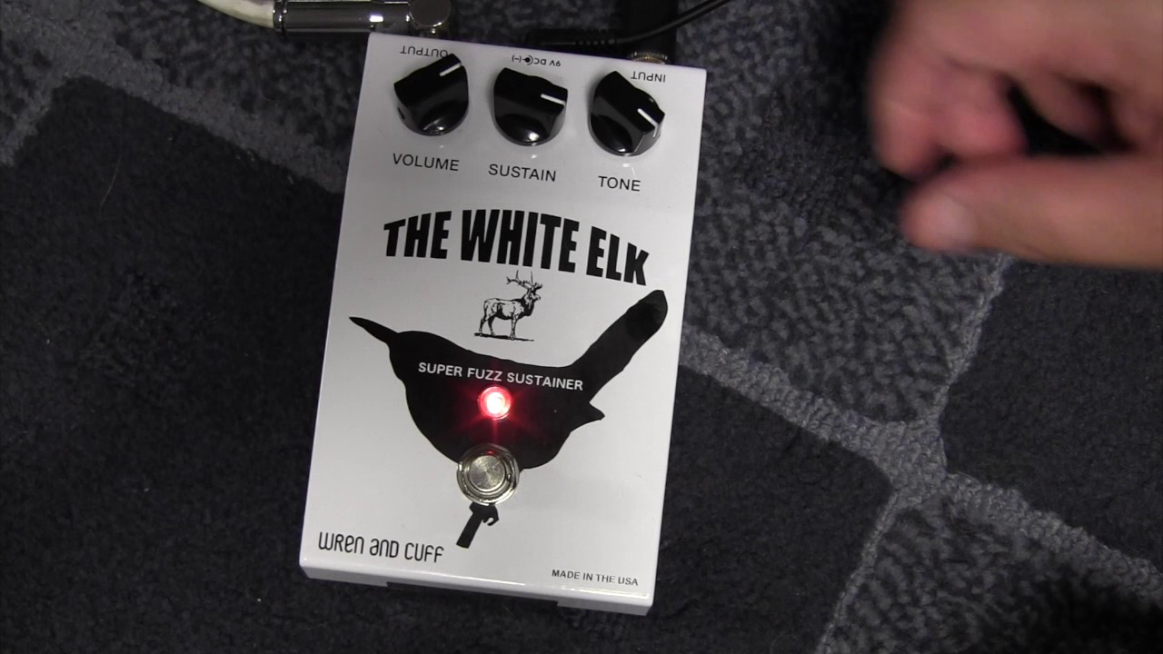 Wren and Cuff White Elk Fuzz Demo